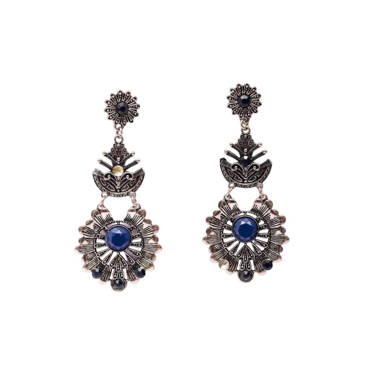 Namokriti Antique Boho Earrings with Stone Detailing – Perfect for Ethnic & Festive Wear